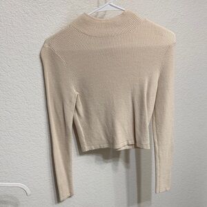 RVCA Cream Turtleneck Sweater